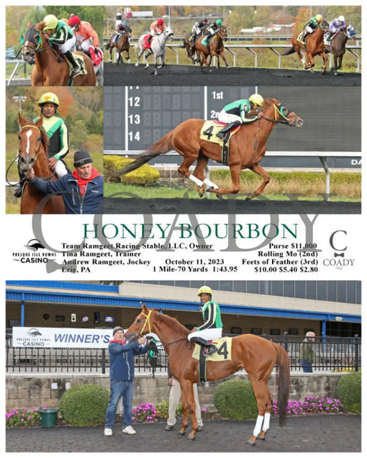 Honey Bourbon - 10-11-23 R05 Pid Presque Isle Downs