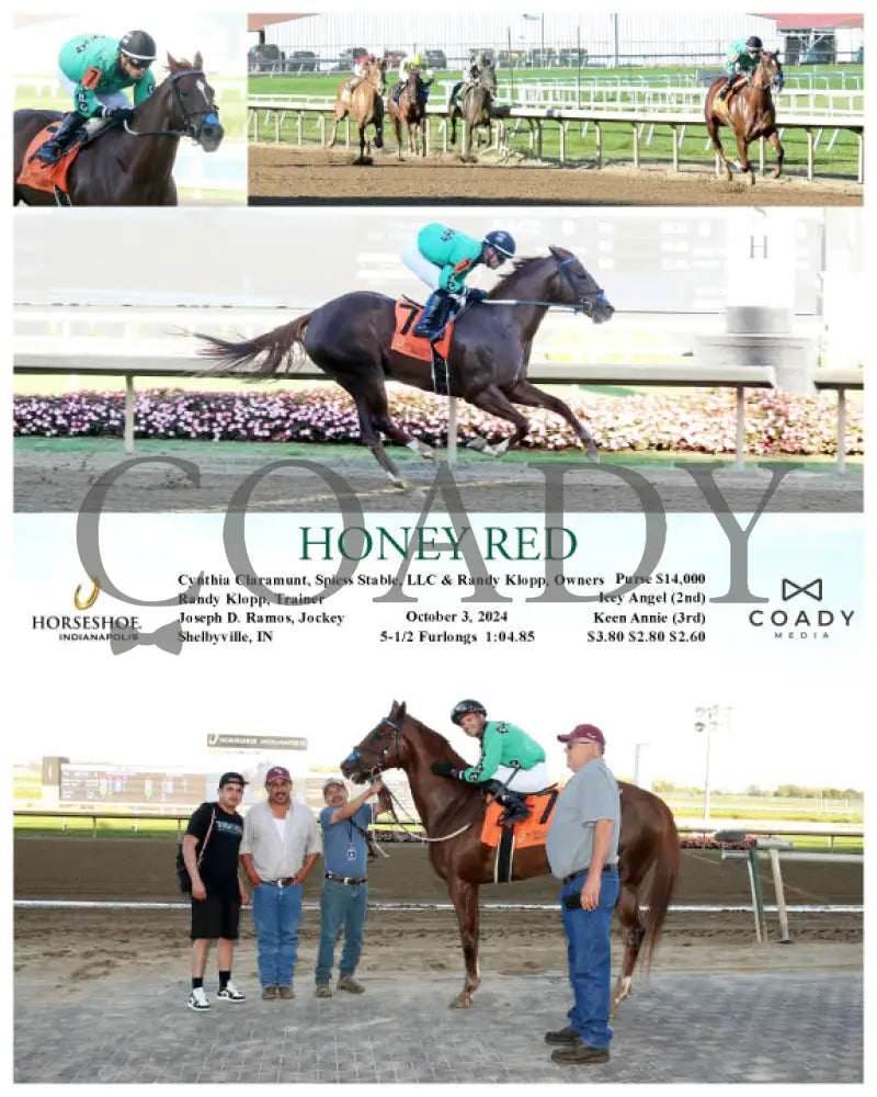 Honey Red - 10-03-24 R08 Ind Indiana Grand
