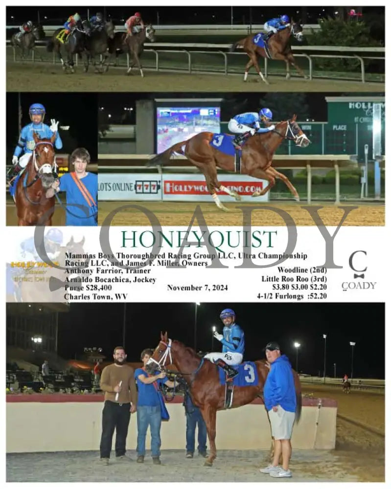 Honeyquist - 11-07-24 R06 Ct Hollywood Casino At Charles Town Races