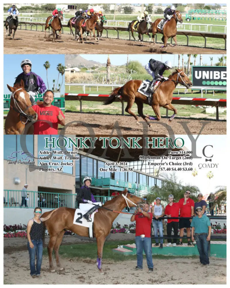 Honky Tonk Hero - 04 - 03 - 24 R07 Tup Turf Paradise
