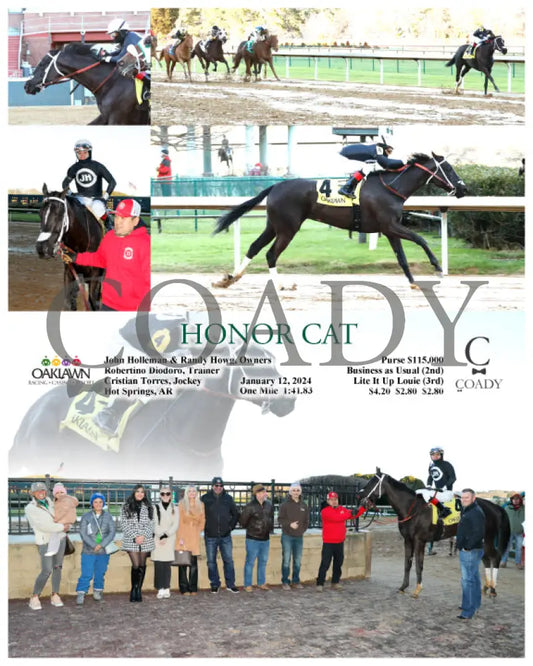 Honor Cat - 01-12-24 R09 Op Oaklawn Park