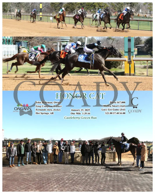 Honor Cat - 01-19-25 R02 Op Oaklawn Park