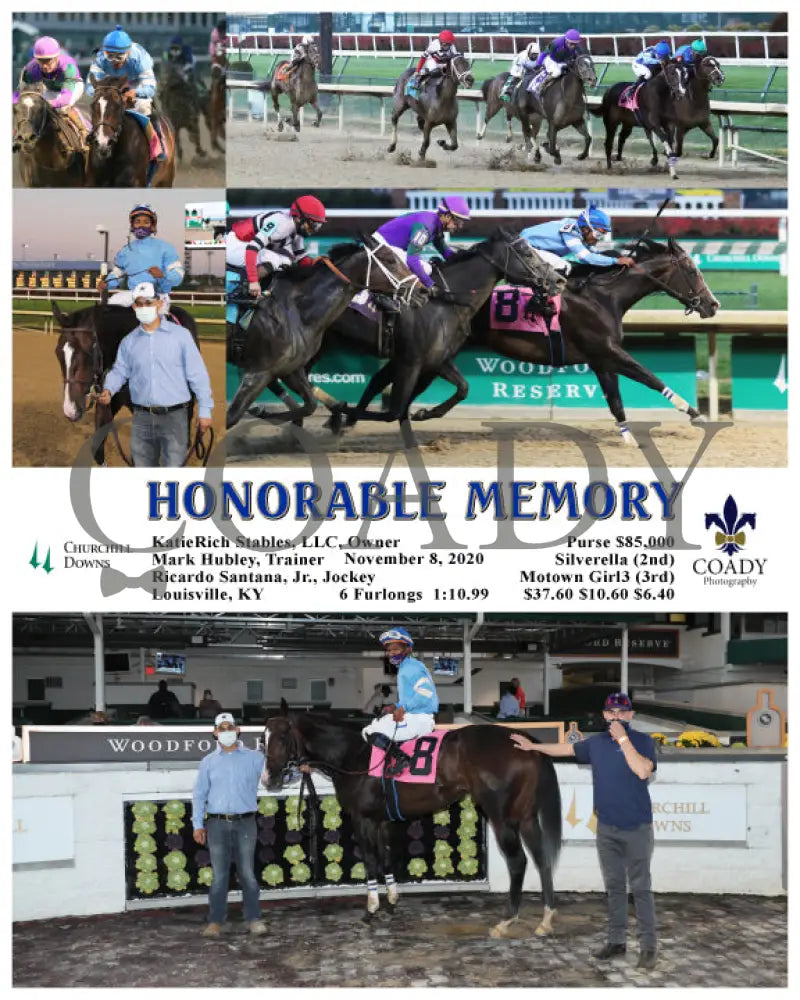 Honorable Memory - 11-08-20 R10 Cd Churchill Downs