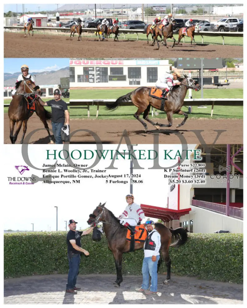 Hoodwinked Kate - 08-17-24 R11 Alb Downs At Albuquerque
