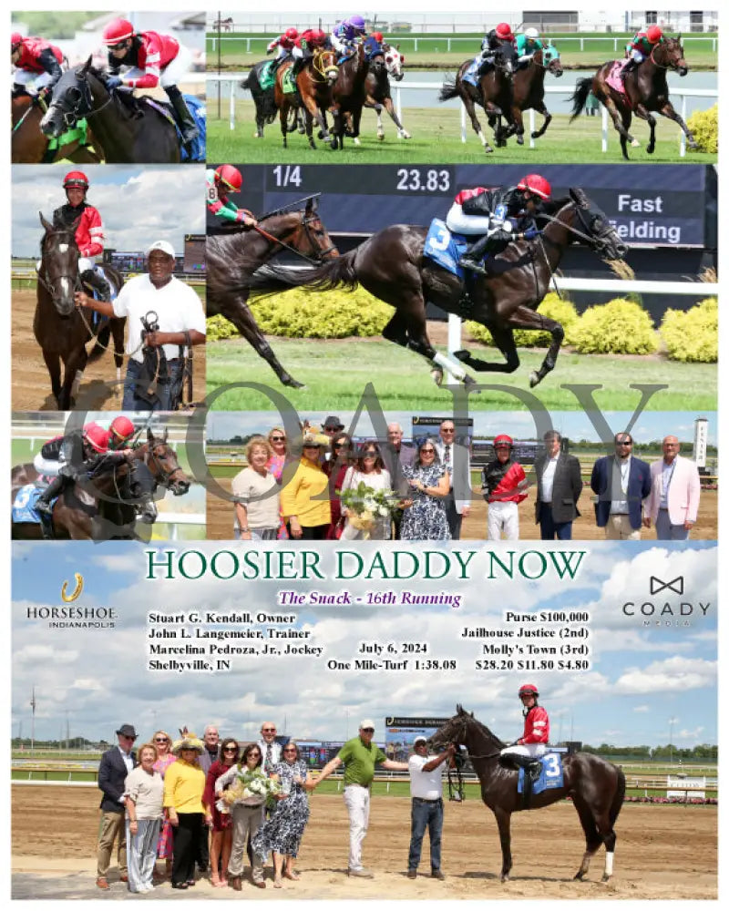 Hoosier Daddy Now - The Snack 16Th Running 07-06-24 R07 Ind Indiana Grand