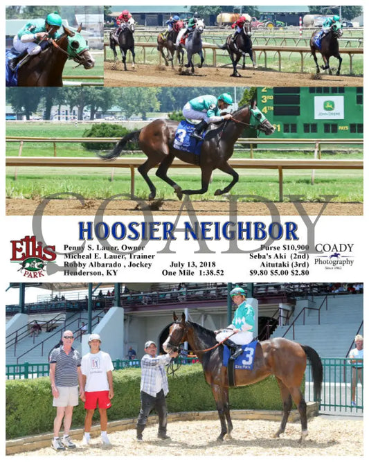 Hoosier Neighbor - 071318 Race 02 Elp Ellis Park