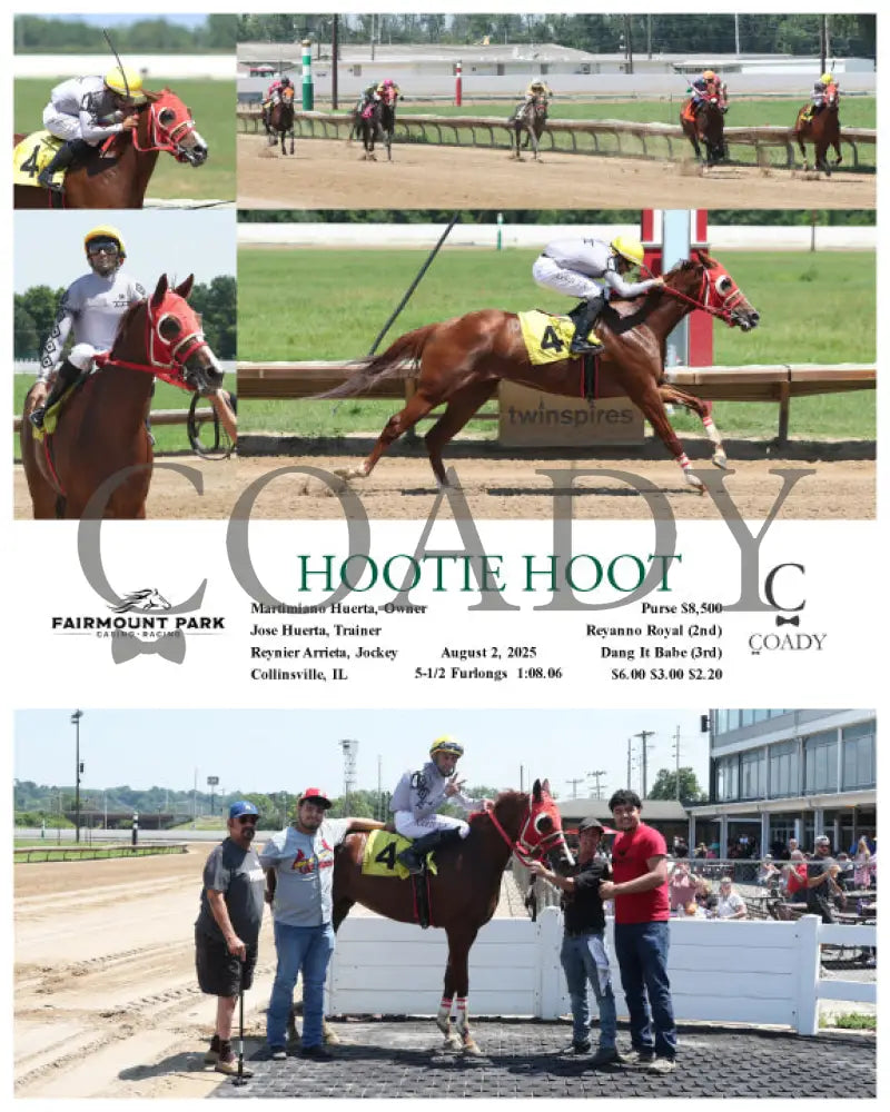 HOOTIE HOOT - 08-02-25 - R01 - FP Fanduel Sportsbook Horse Racing
