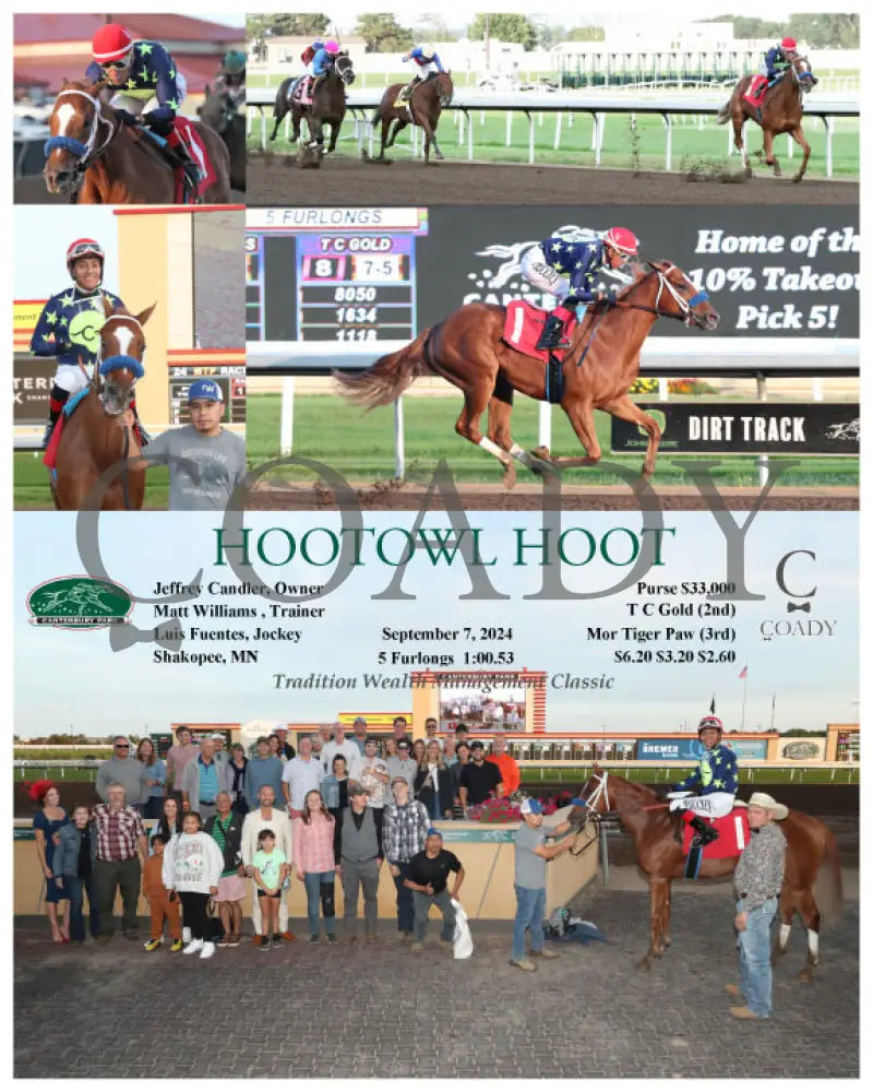 Hootowl Hoot - 09-07-24 R04 Cby Kentucky Downs