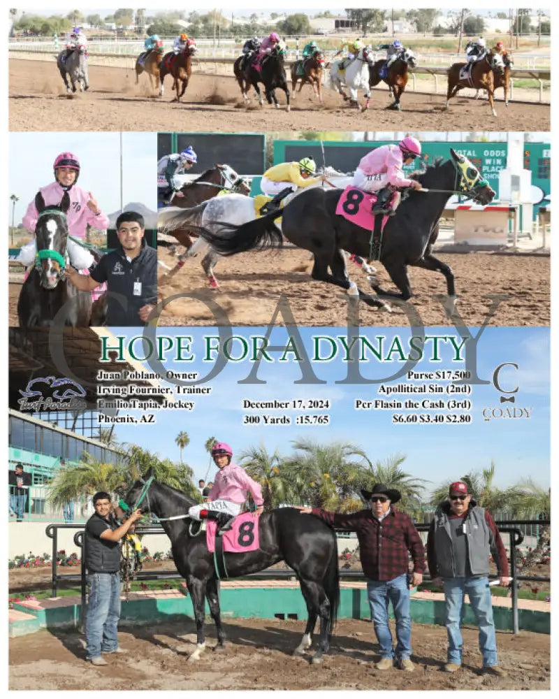 Hope For A Dynasty - 12-17-24 R02 Tup Turf Paradise