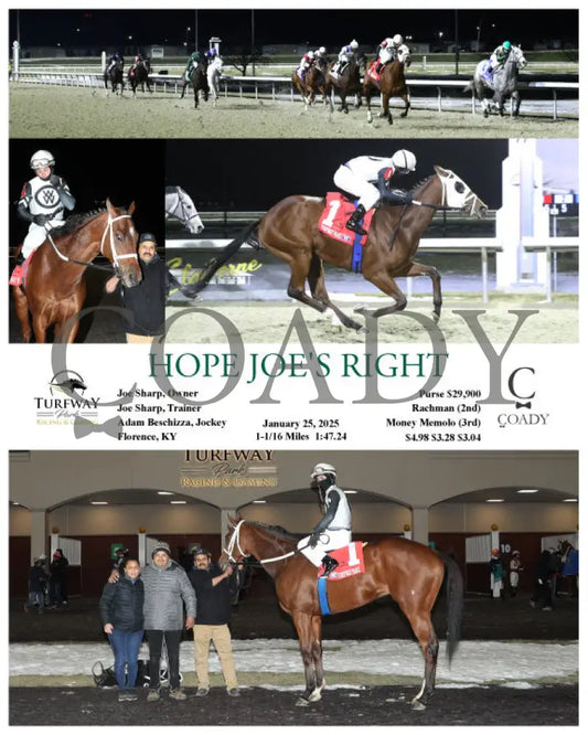 Hope Joe’s Right - 01-25-25 R10 Tp Turfway Park