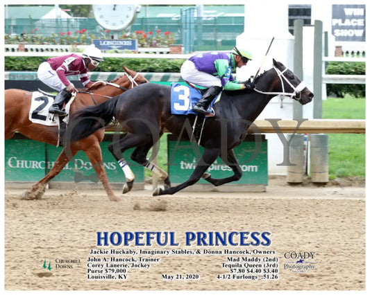 Hopeful Princess - 05-21-20 R01 Cd Action Churchill Downs
