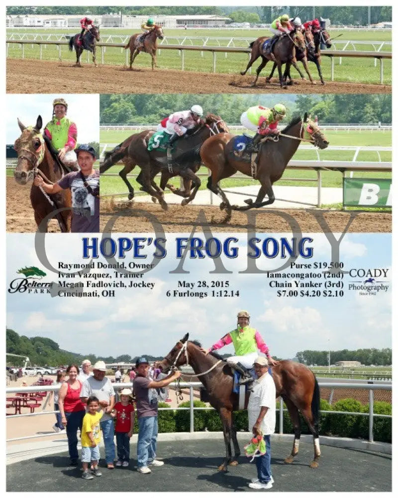 Hope’s Frog Song - 052815 Race 04 Btp Belterra Park