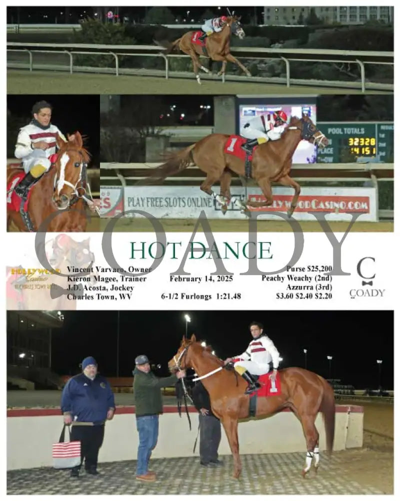 HOT DANCE - 02-14-25 - R07 - CT Hollywood Casino at Charles Town Races