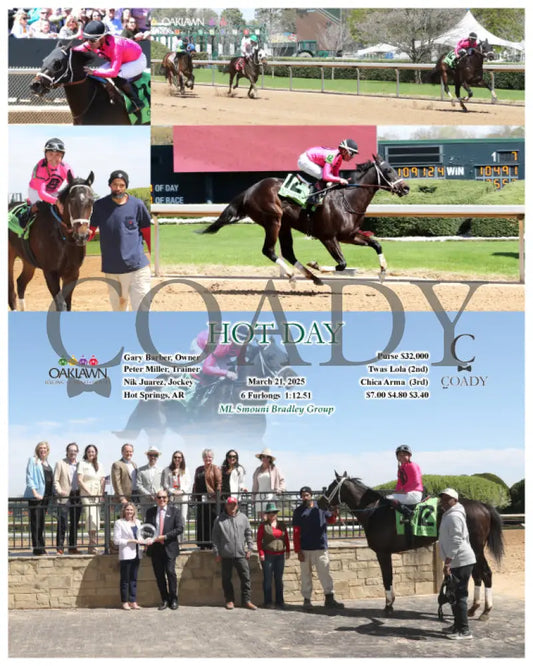 HOT DAY - 03-21-25 - R04 - OP Oaklawn Park