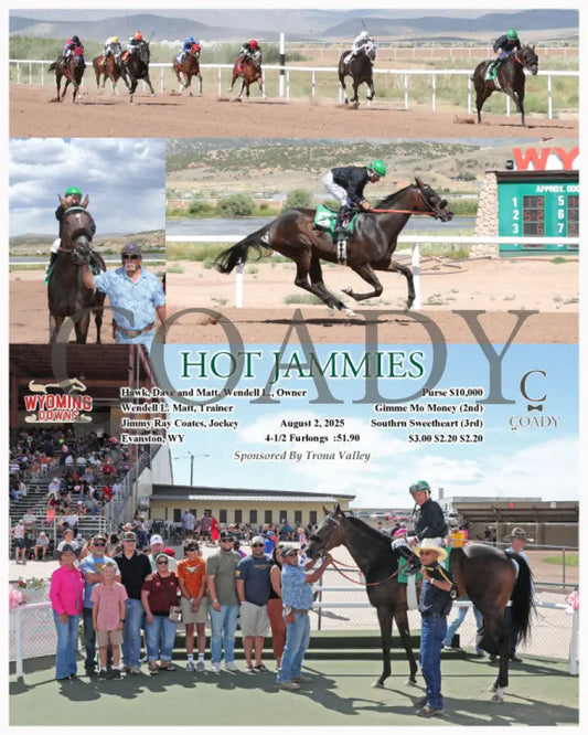 HOT JAMMIES - 08-02-25 - R06 - WYO Wyoming Downs