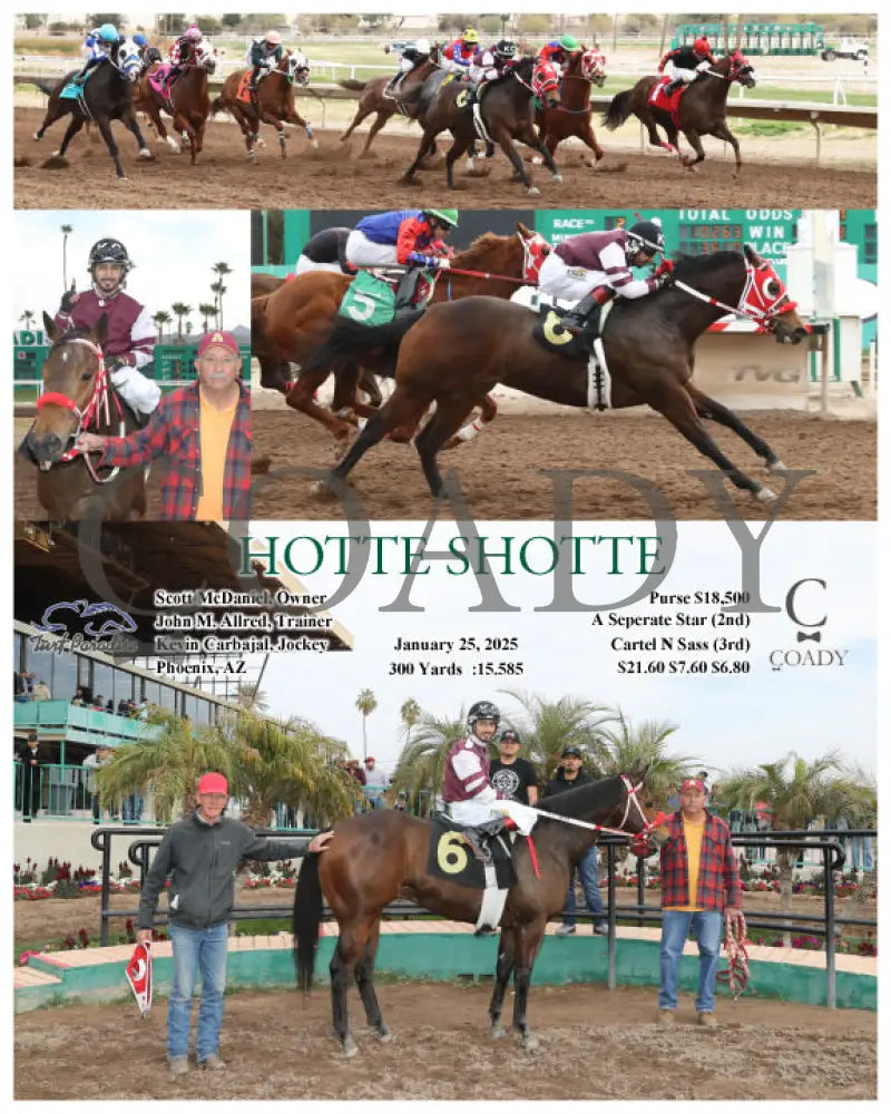 Hotte Shotte - 01-25-25 R02 Tup Turf Paradise