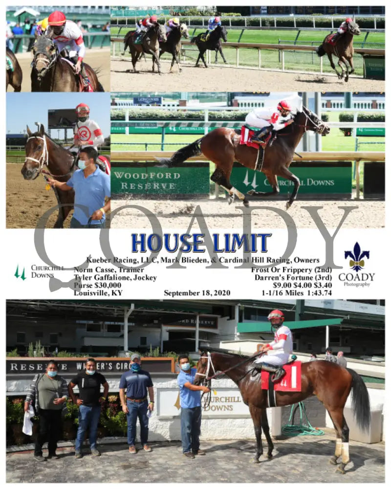 House Limit - 09-18-20 R06 Cd Churchill Downs