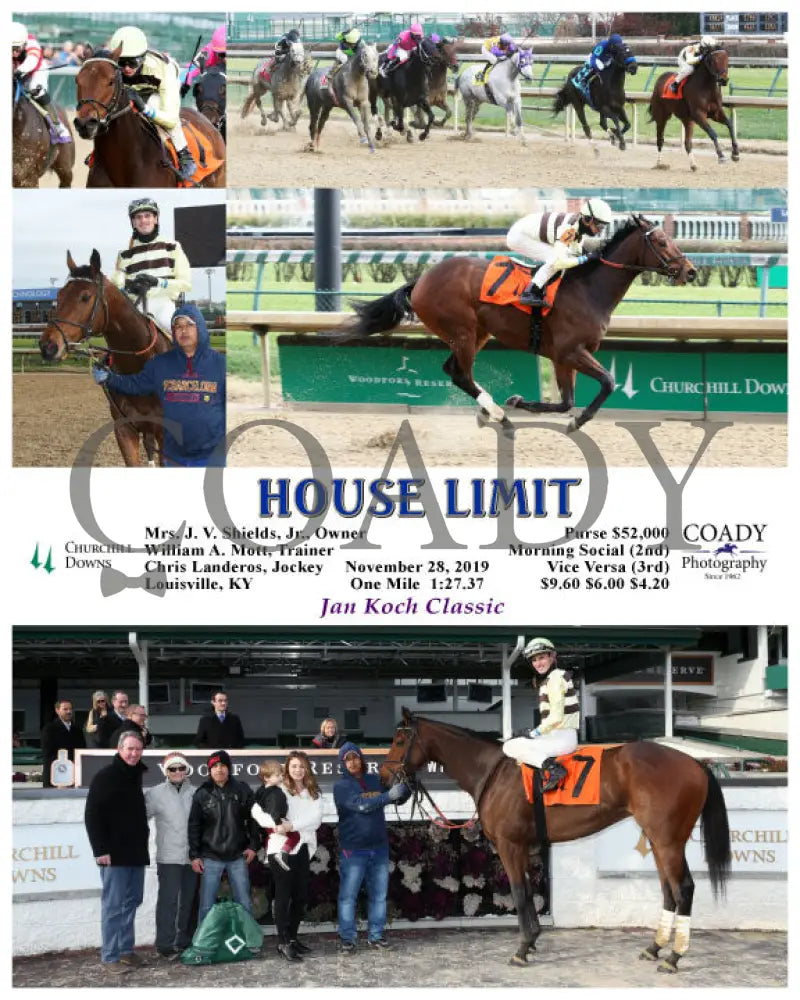 House Limit - 11-28-19 R08 Cd Churchill Downs