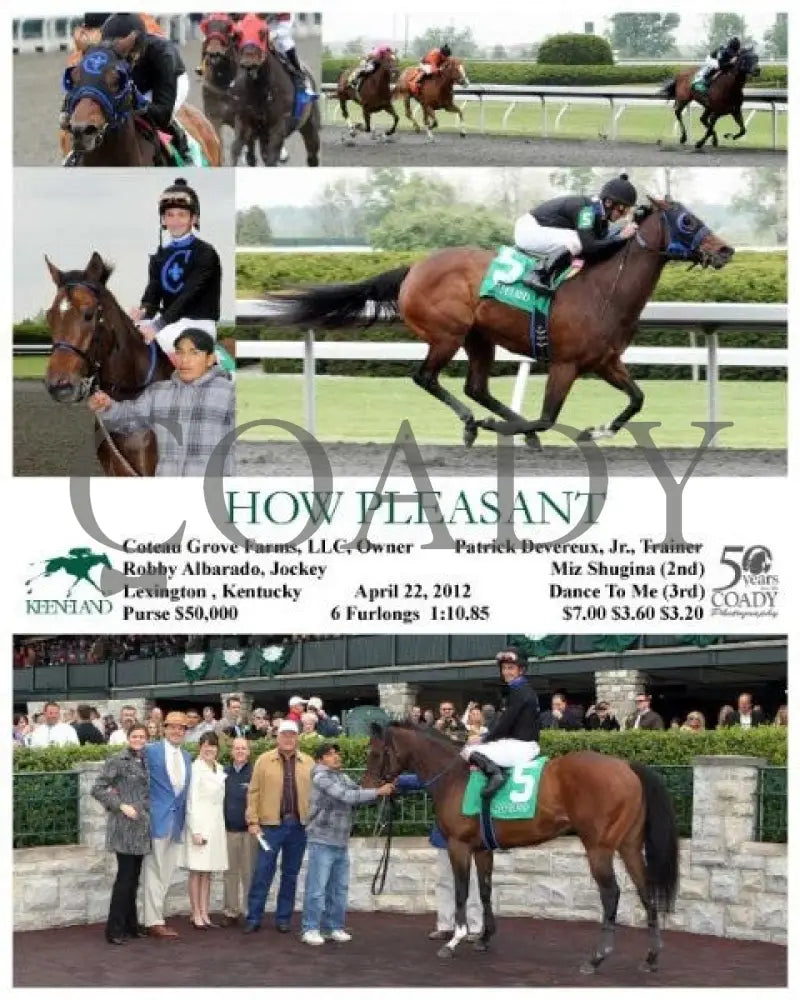 How Pleasant - 042212 Race 02 Keeneland