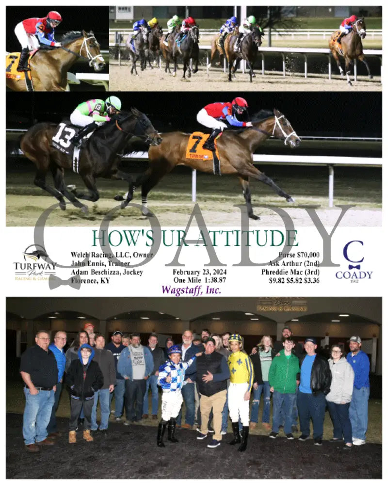 How’s Ur Attitude - 02-23-24 R05 Tp Turfway Park