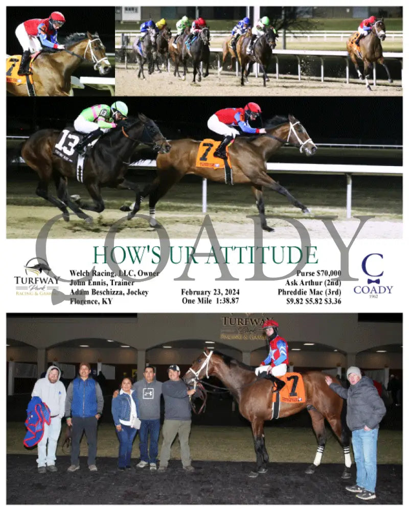 How’s Ur Attitude - 02-23-24 R05 Tp Turfway Park