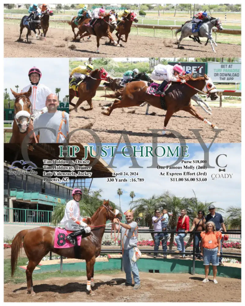 Hp Just Chrome - 04 - 24 - 24 R01 Tup Turf Paradise