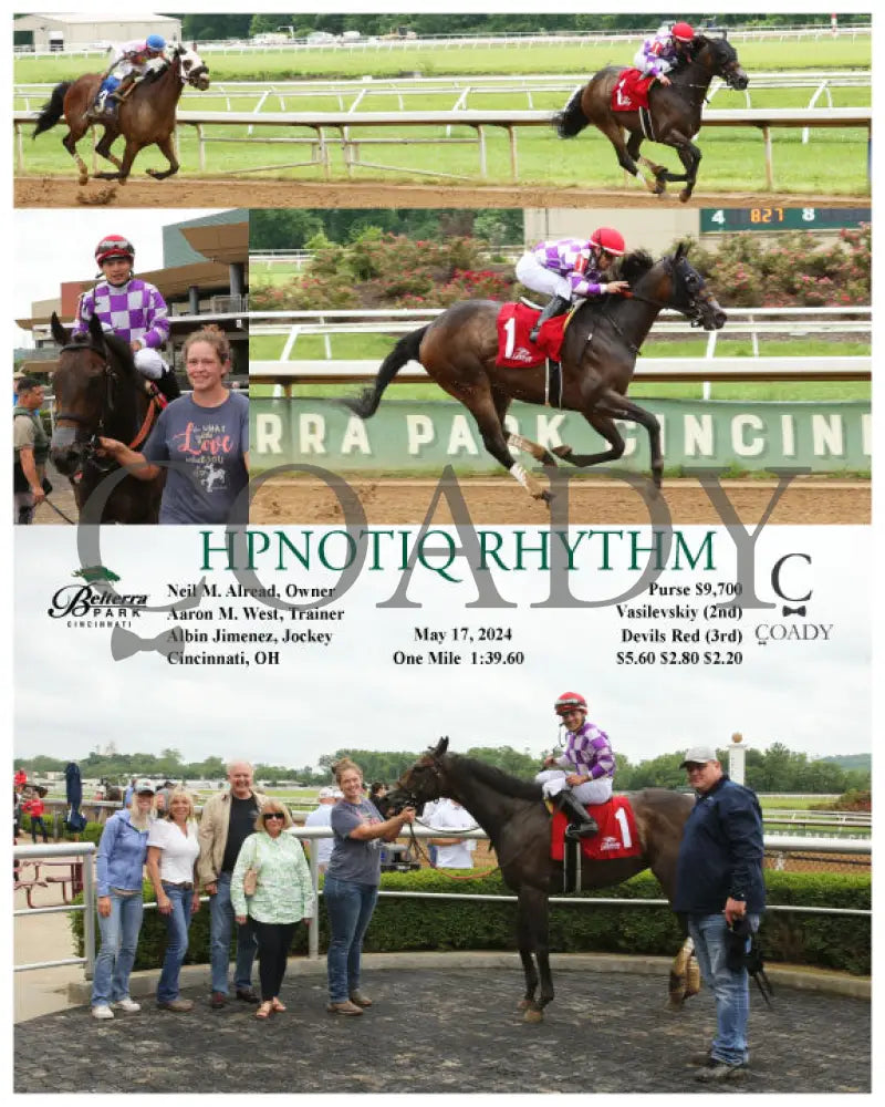 Hpnotiq Rhythm - 05-17-24 R06 Btp Belterra Park