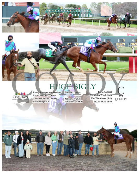 Huge Bigly - 01-05-25 R08 Op Oaklawn Park