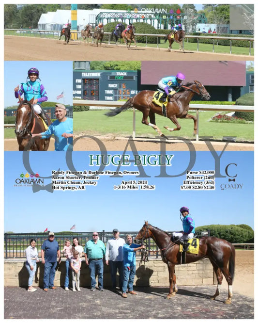 Huge Bigly - 040524 Race 06 Op Oaklawn Park