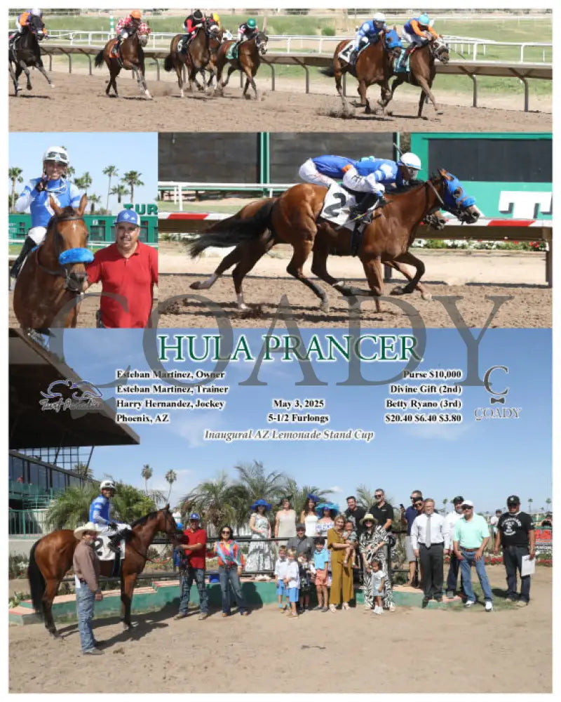 HULA PRANCER - 05-03-25 - R08 - TUP Turf Paradise
