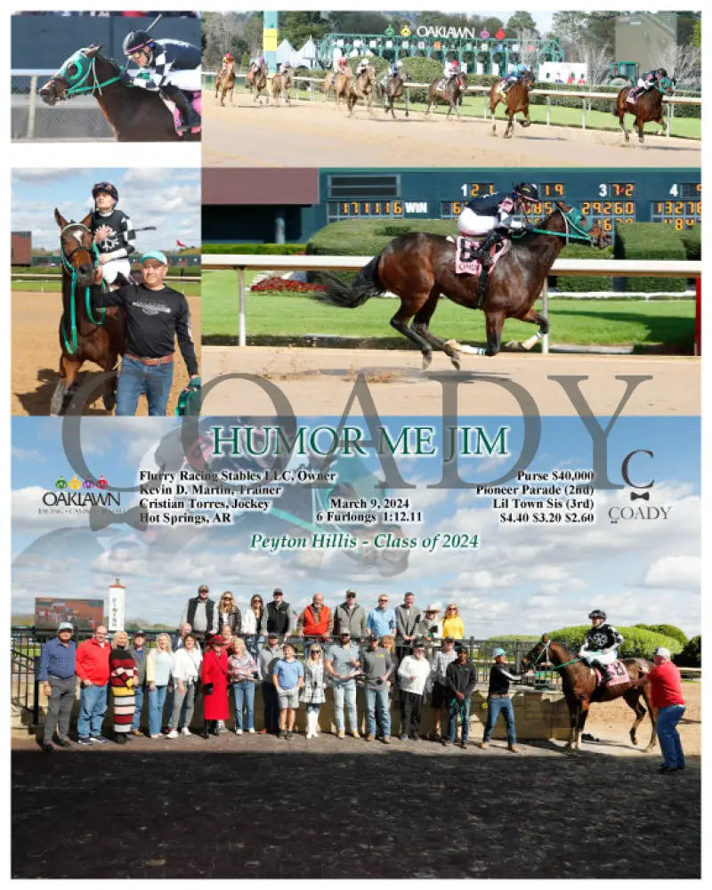 Humor Me Jim - 03 - 09 - 24 R05 Op Oaklawn Park