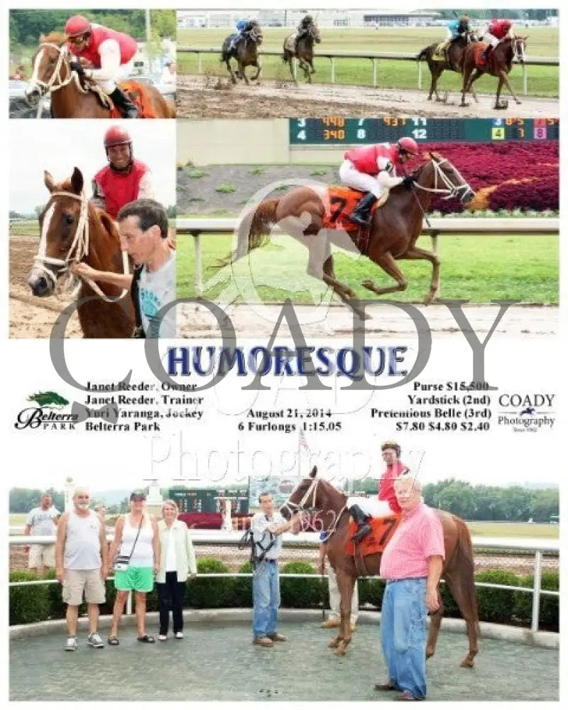 Humoresque - 082114 Race 03 Btp Belterra Park