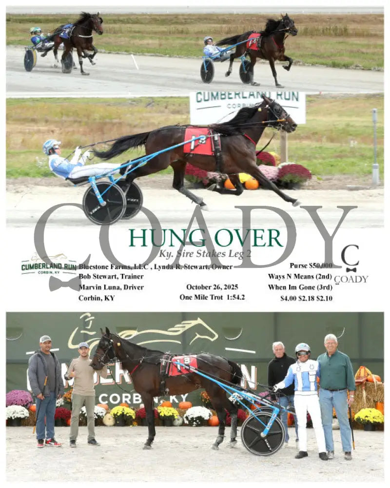 HUNG OVER - 102625 - Race 03 - CMR Presque Isle Downs