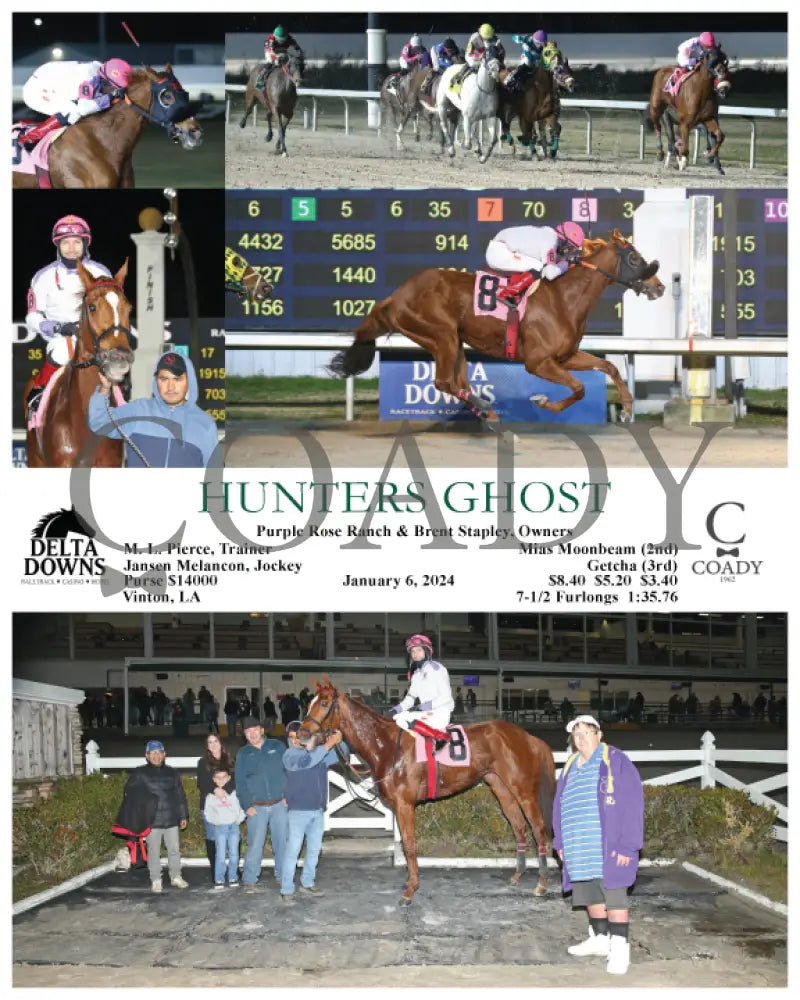 Hunters Ghost - 01-06-24 R05 Ded Delta Downs