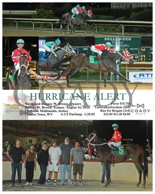 Hurricane Alert - 08-16-24 R07 Ct Hollywood Casino At Charles Town Races