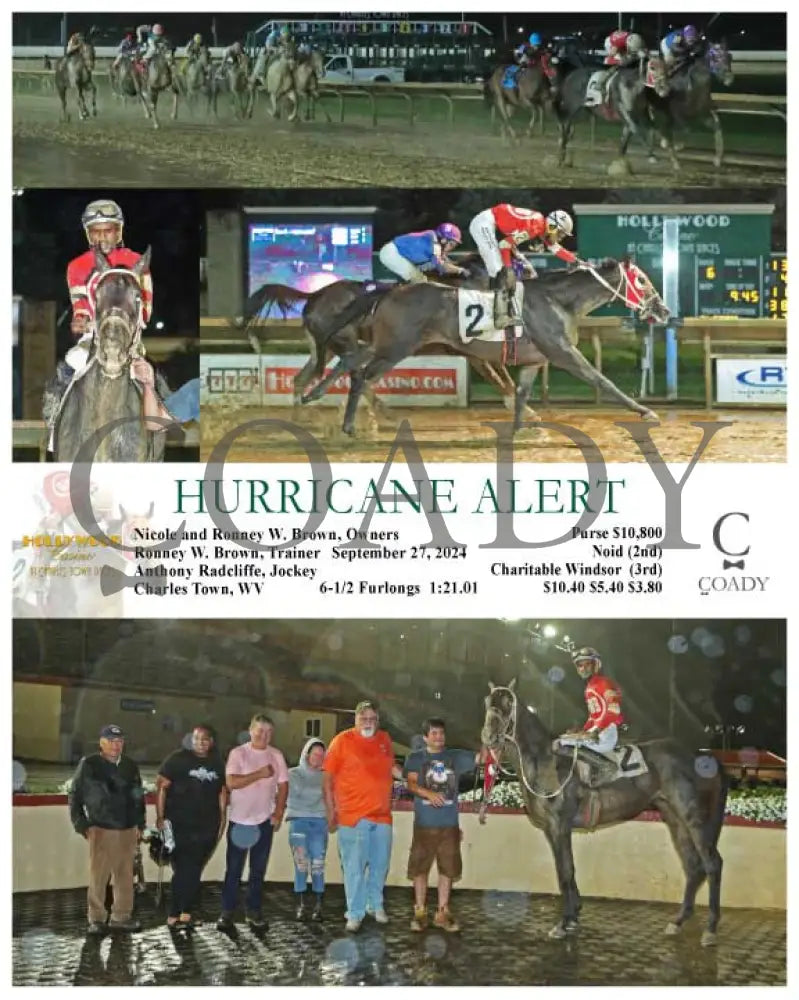 Hurricane Alert - 09-27-24 R06 Ct Hollywood Casino At Charles Town Races