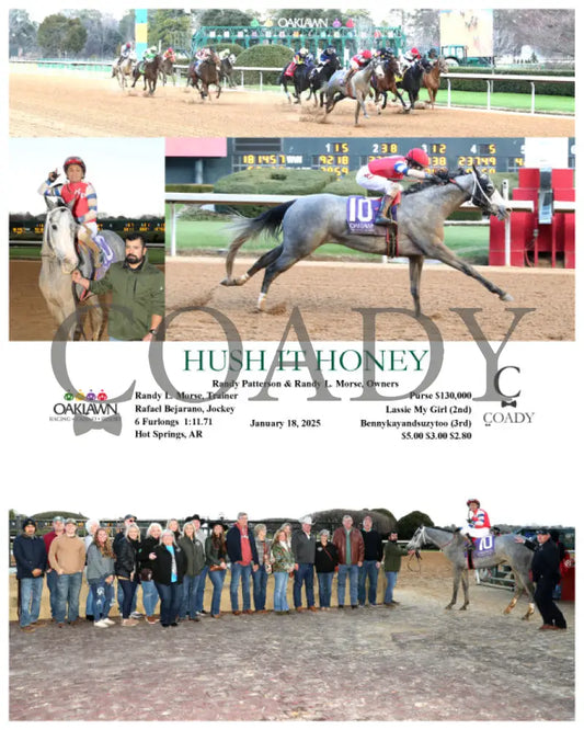 Hush It Honey - 01-18-25 R08 Op Oaklawn Park
