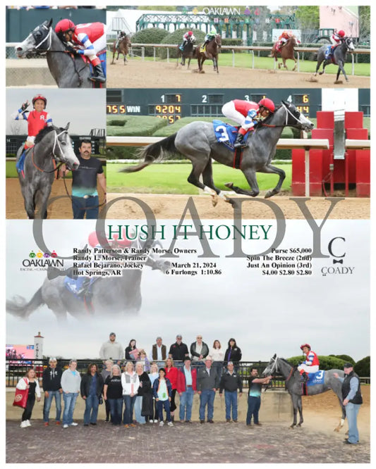 Hush It Honey - 03 - 21 - 24 R07 Op Oaklawn Park