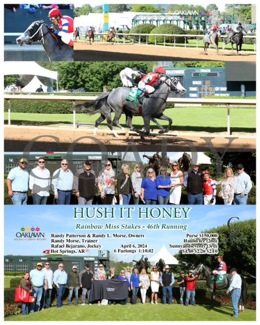 Hush It Honey - Rainbow Miss Stakes 46Th Running 04 - 06 - 24 R08 Op Oaklawn Park