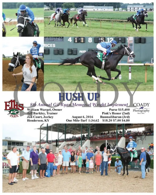 Hush Up - 080616 Race 03 Elp Ellis Park