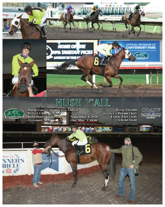Hush Y’all - 09-08-20 R05 Cby Canterbury Park