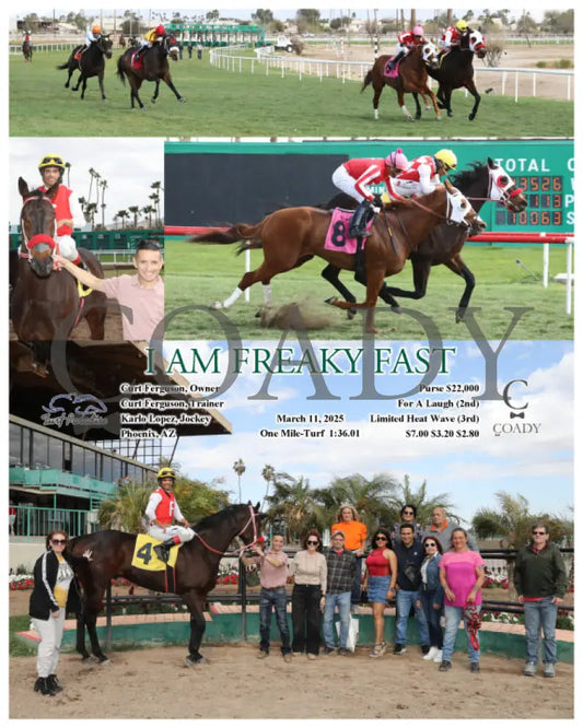 I AM FREAKY FAST - 03-11-25 - R04 - TUP Turf Paradise