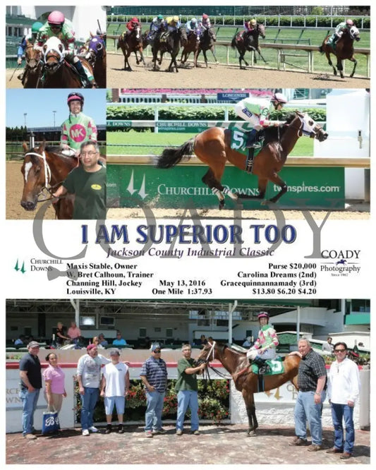 I Am Superior Too - 051316 Race 05 Cd Churchill Downs