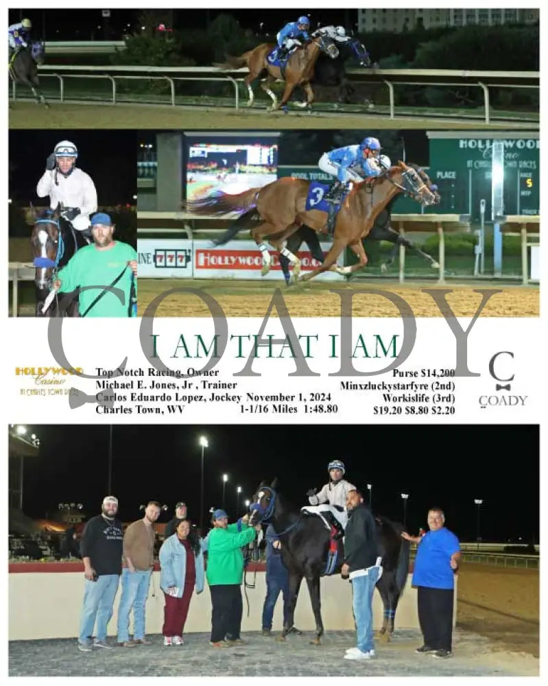 I Am That - 11-01-24 R05 Ct Hollywood Casino At Charles Town Races