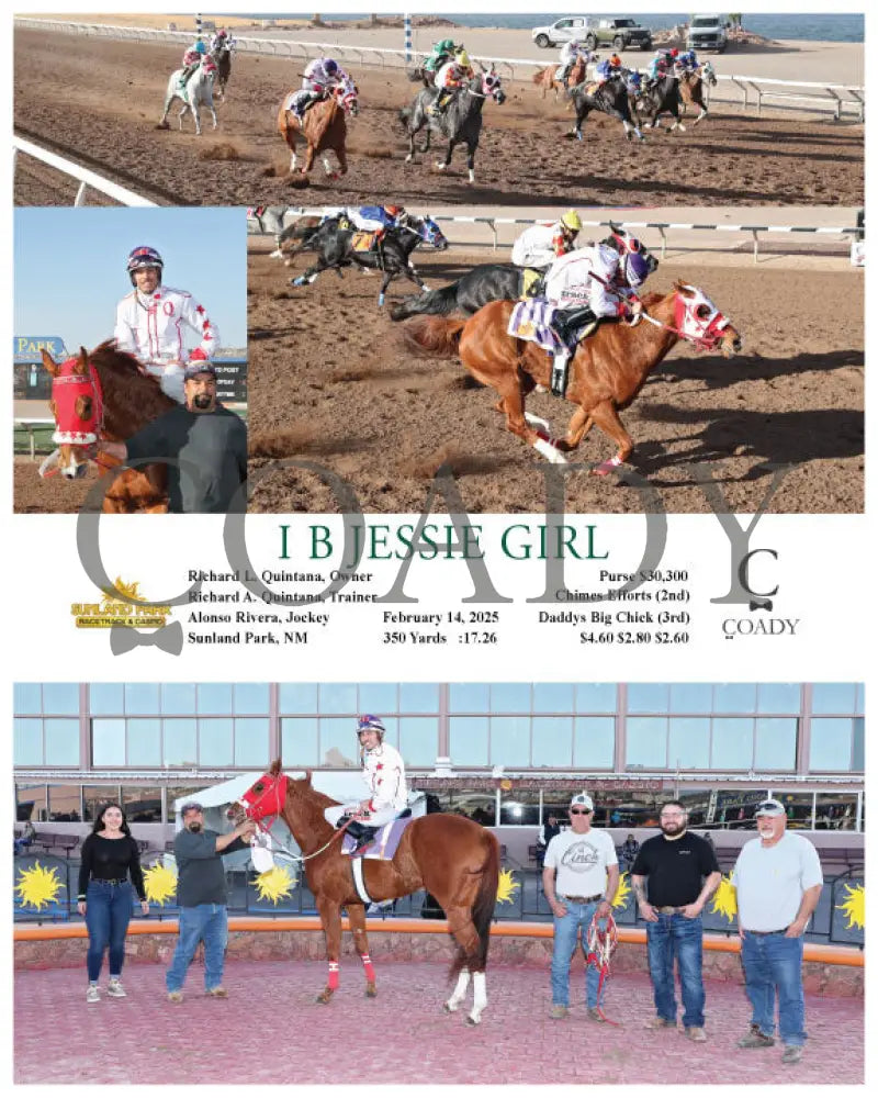 I B JESSIE GIRL - 02-14-25 - R09 - SUN Turfway Park