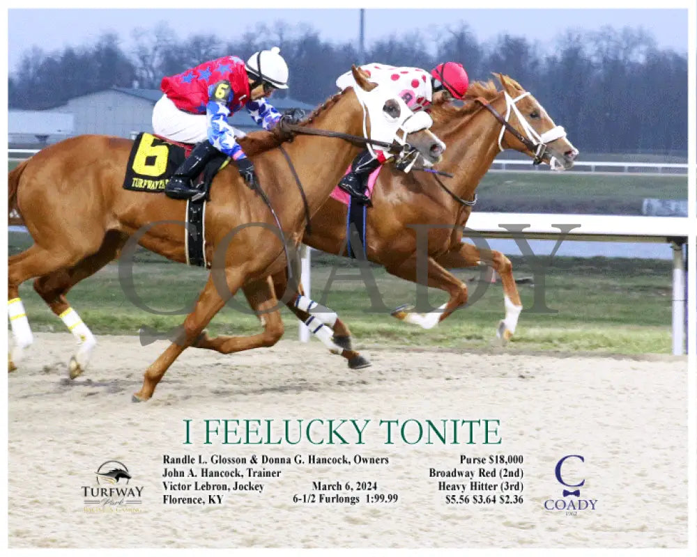 I Feelucky Tonite - 03 - 06 - 24 R01 Tp Action Turfway Park