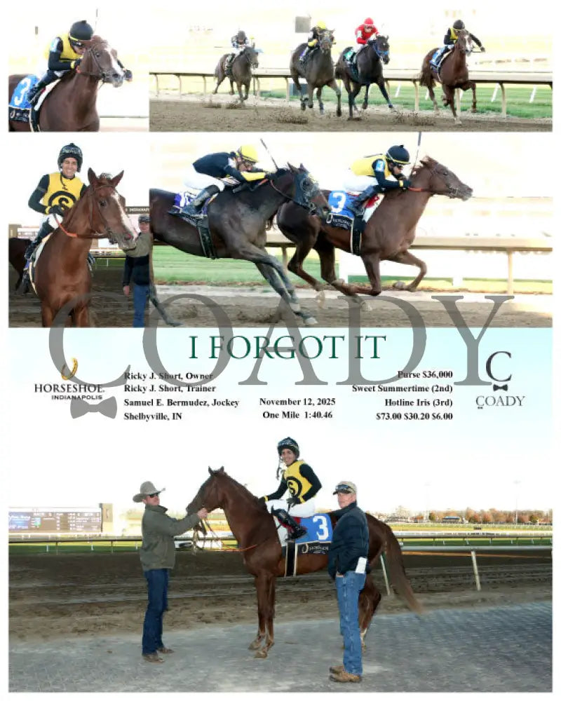 I FORGOT IT - 11-12-25 - R05 - IND - Coady Media - Kurtis Coady Photography