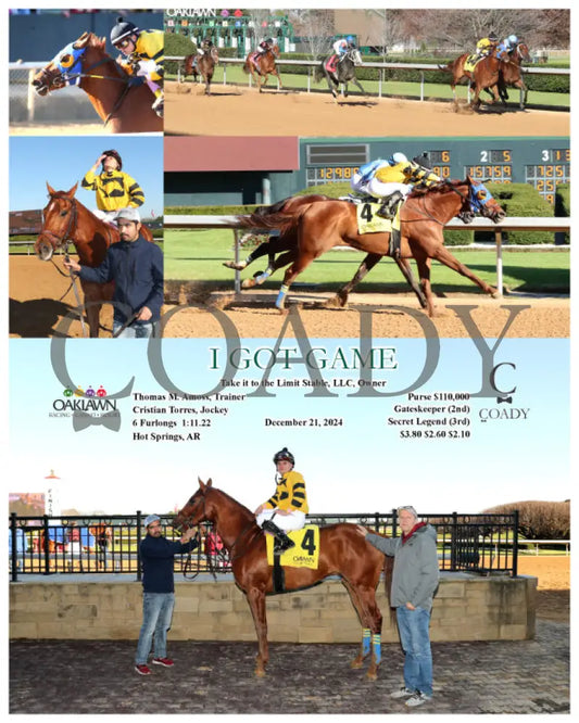 I Got Game - 12-21-24 R05 Op Oaklawn Park