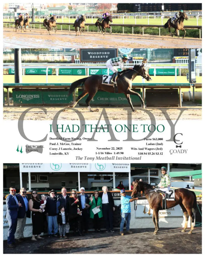 I HAD THAT ONE TOO - 112225 - Race 07 - CD - Coady Media - Kurtis Coady Photography