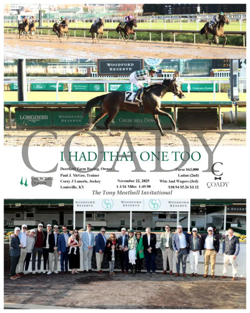 I HAD THAT ONE TOO - 112225 - Race 07 - CD - Group - Coady Media - Kurtis Coady Photography